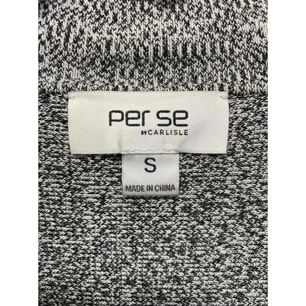 Per Se by Carlisle Women's Knit‎ 2 Piece Pant Suit Set Small S Gray